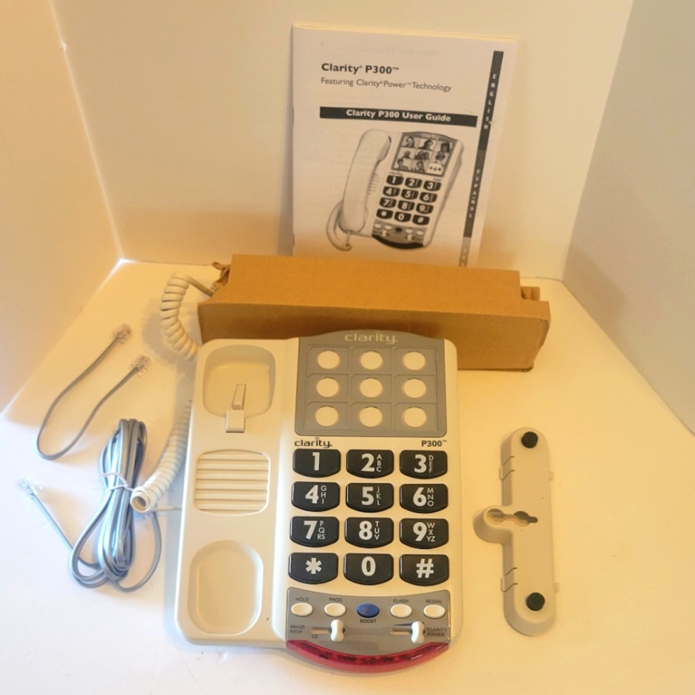 CLARITY P300 Amplified Corded Photo Phone Electronic Consumer Electronics
